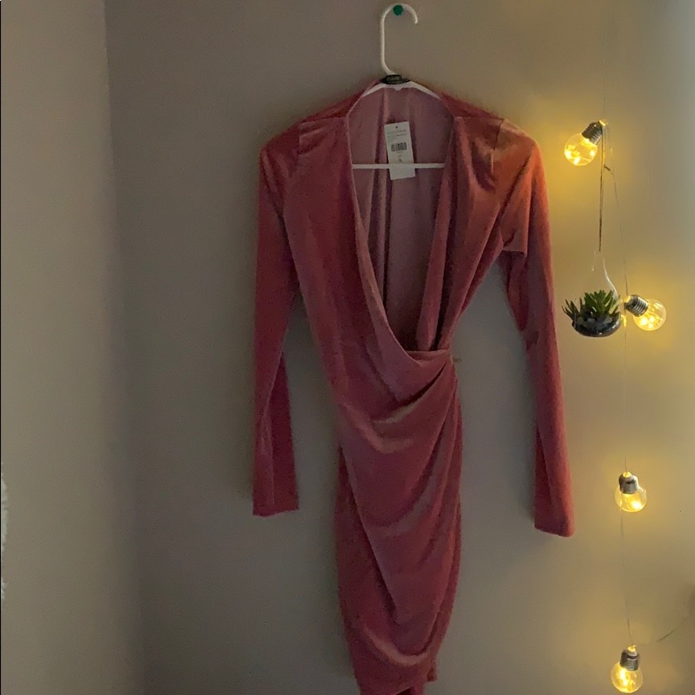 Fashion Nova Pink “Meet Me Westwide” Dress